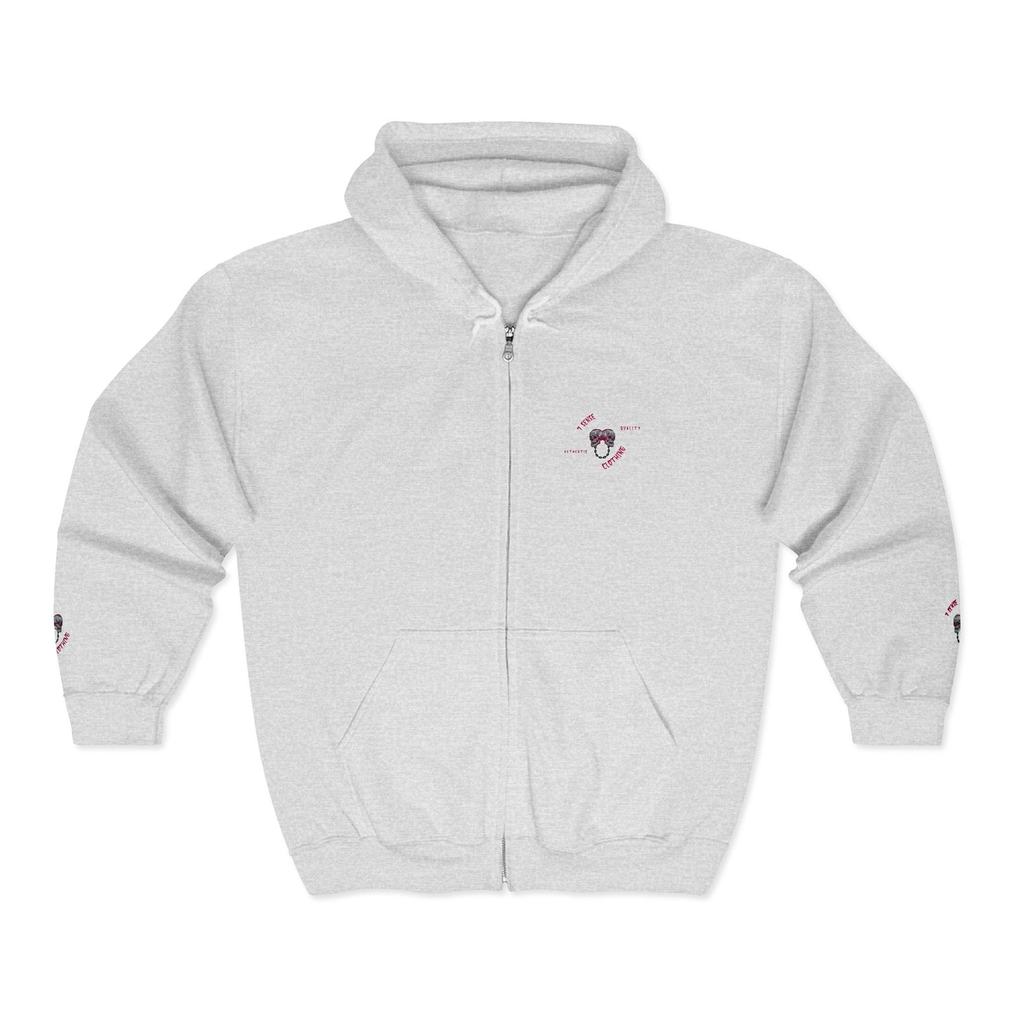 7 SENSE - Skull Zip Hoodie