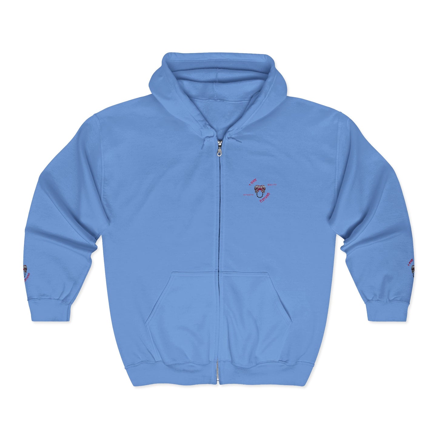 7 SENSE - Skull Zip Hoodie