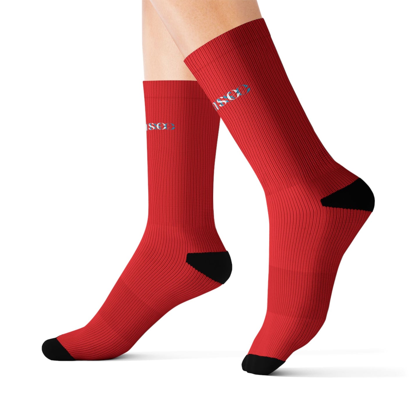 7 SENSE - Red Crew Socks
