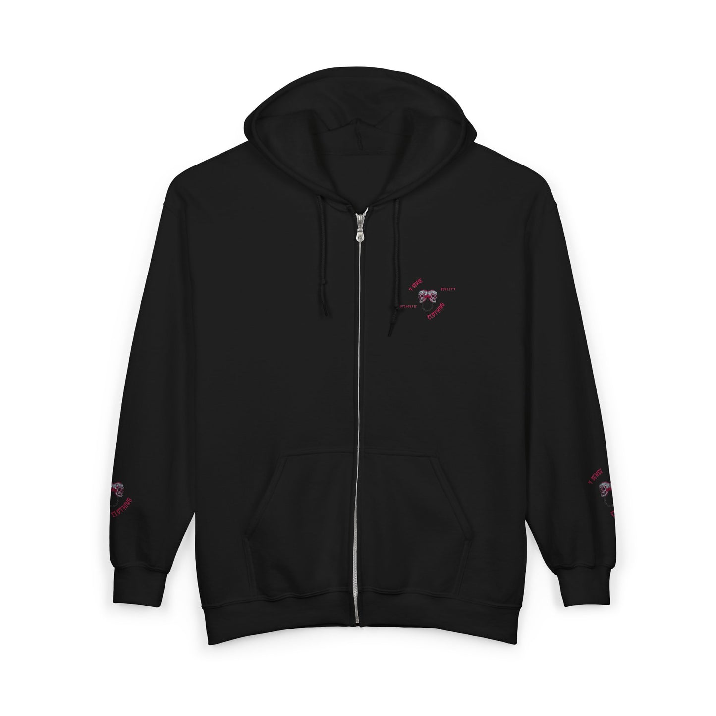 7 SENSE - Skull Zip Hoodie