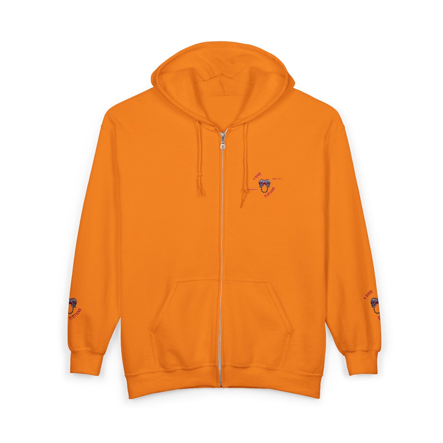7 SENSE - Skull Zip Hoodie