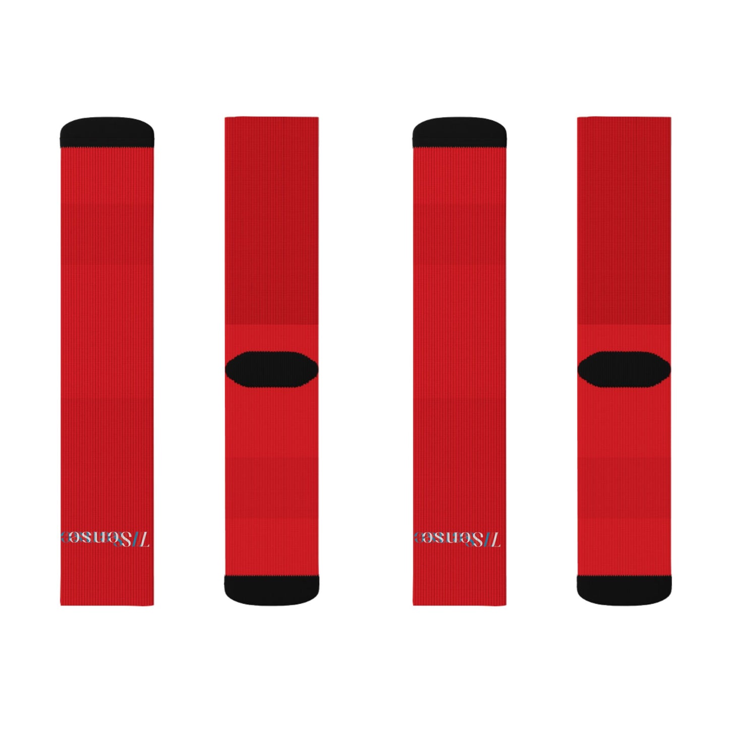7 SENSE - Red Crew Socks