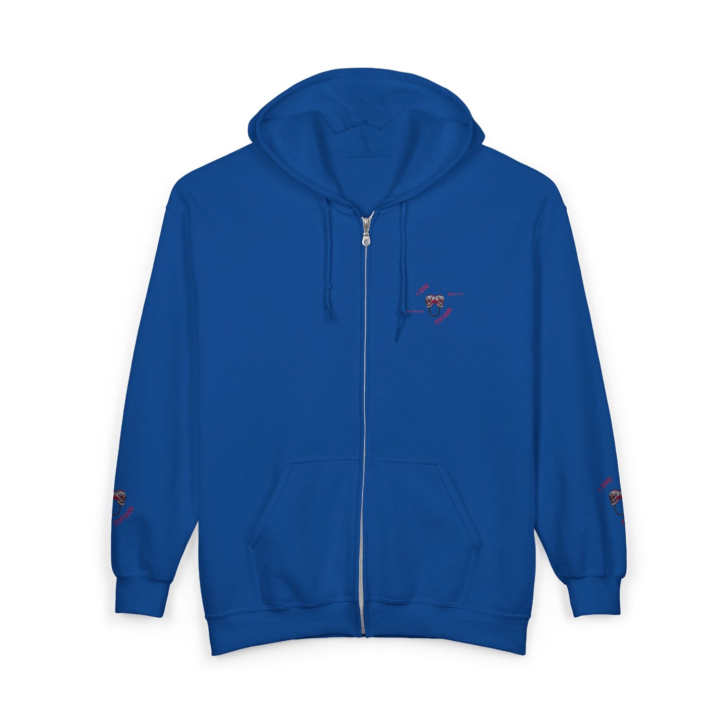 7 SENSE - Skull Zip Hoodie