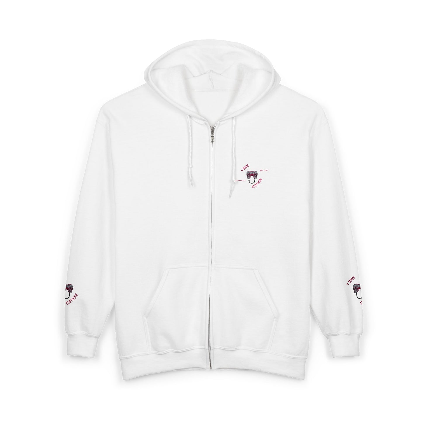 7 SENSE - Skull Zip Hoodie