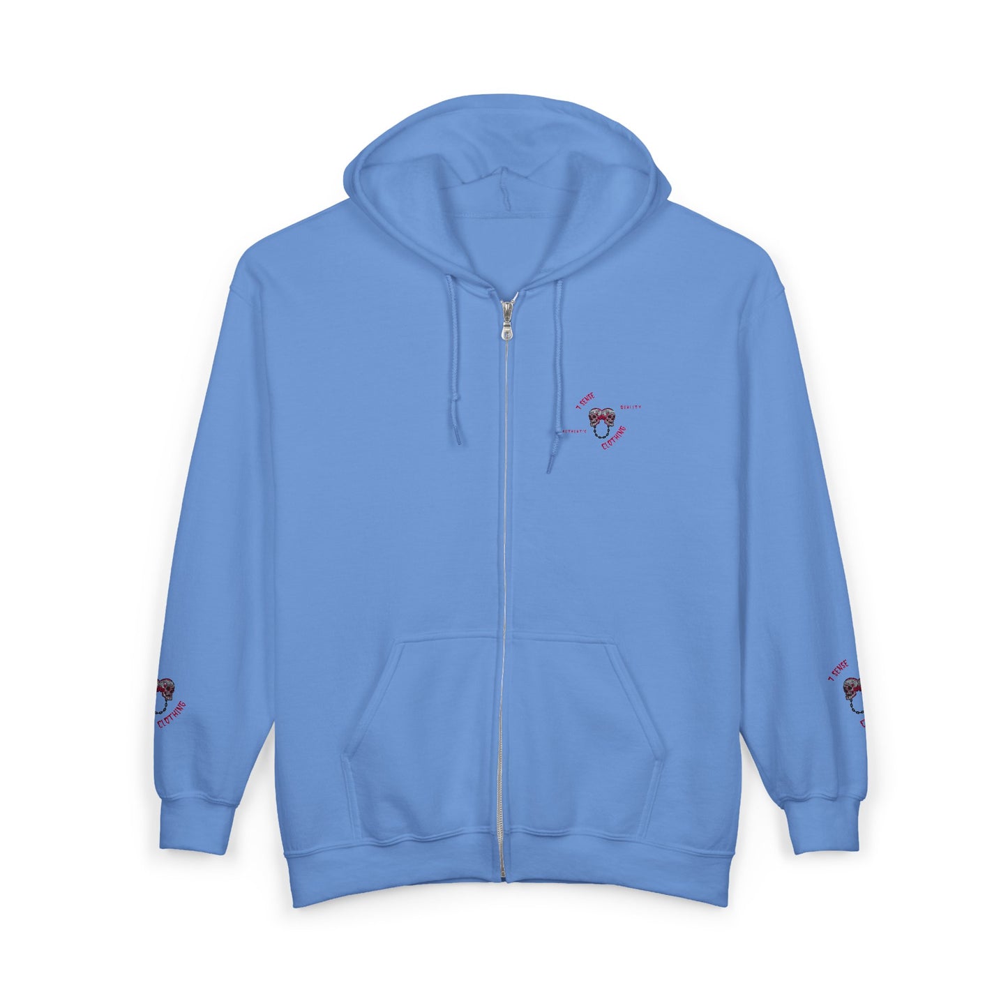 7 SENSE - Skull Zip Hoodie