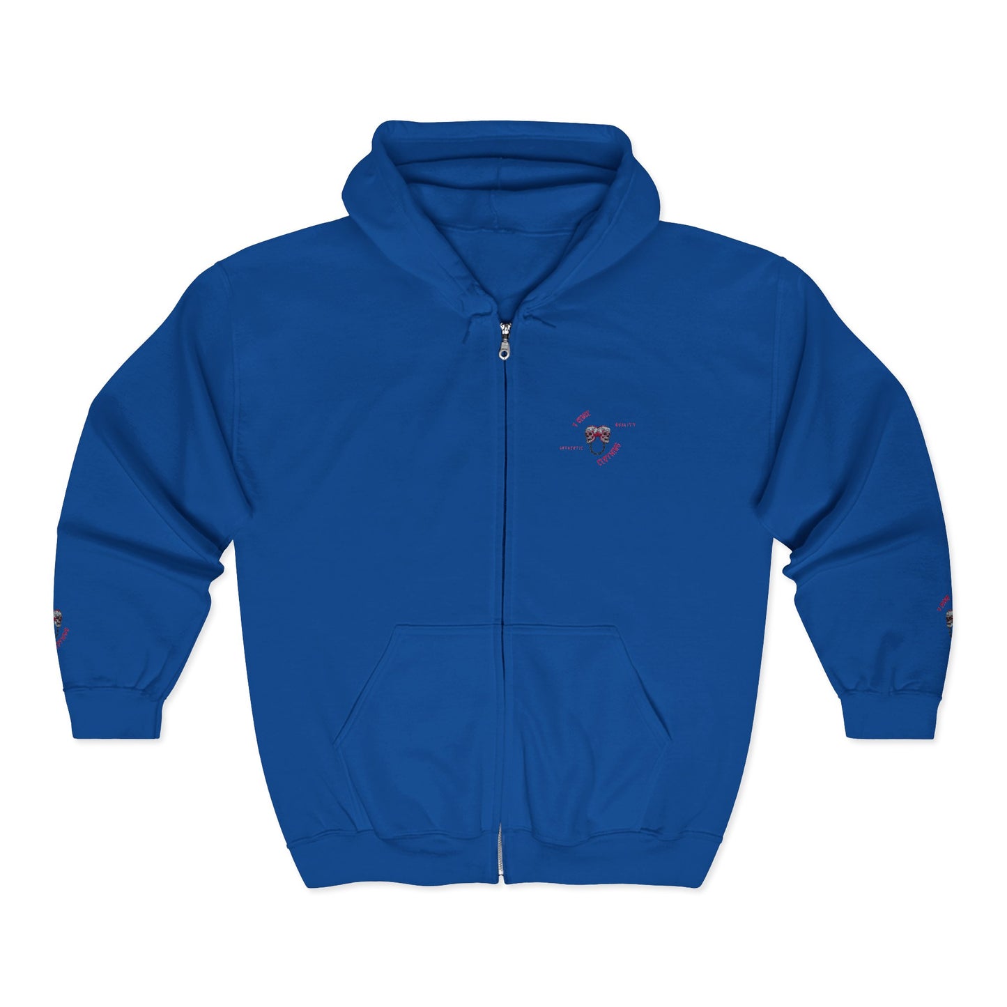 7 SENSE - Skull Zip Hoodie
