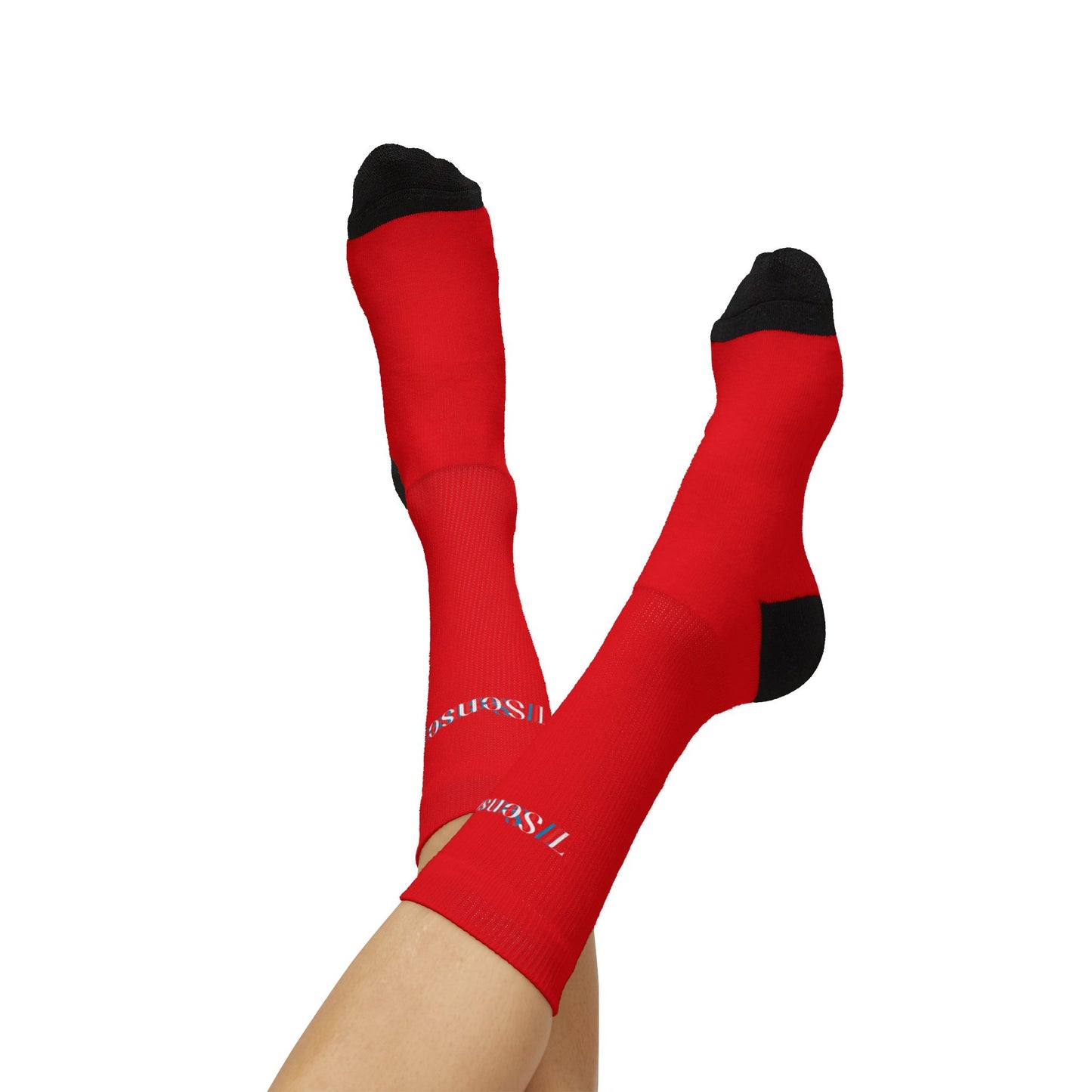 7 SENSE - Red Crew Socks